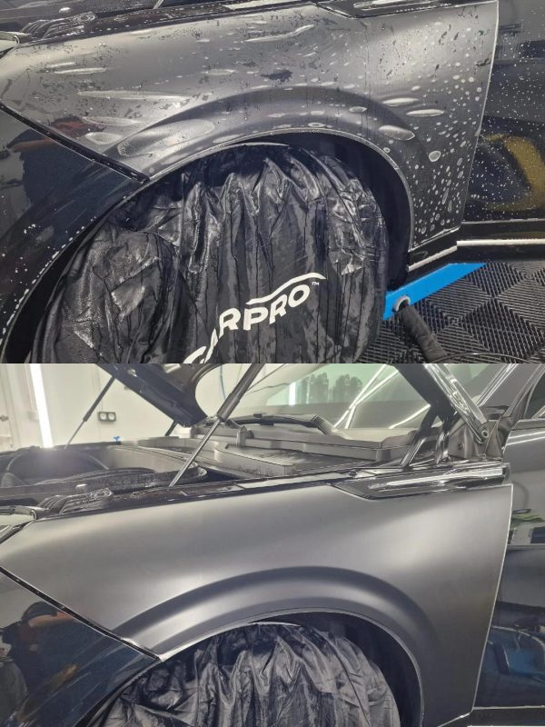 Transition brillant vers PPF Matte